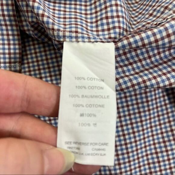 J. Crew Ludlow plaid men’s button up shirt 120’s S - Picture 10 of 11